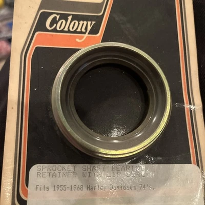 Colony Sprocket Shaft Bearing Retainer Standard #7410-1 Harley Davidson - Image 1 of 3