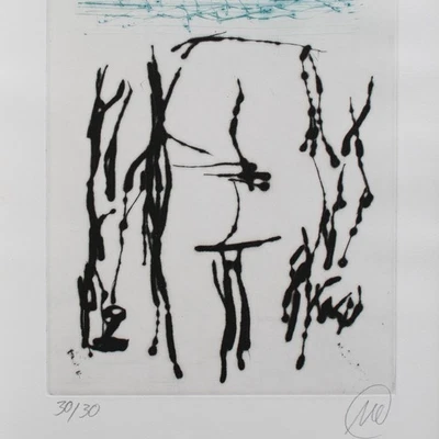 Markus Lüpertz Der Kunst die Regeln geben signiert Radierung Buch 2005 A 30/30 - Bild 1 von 4