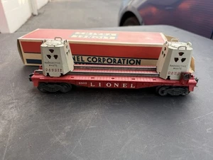 Lionel 6805 Original 1958 Nachkriegs Radioaktivmüll Containerwagen 6C - Bild 1 von 5
