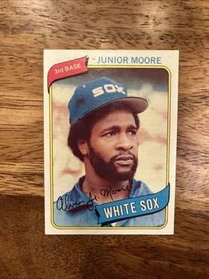 1980 Topps - Junior Moore #186 - Image 1 of 2