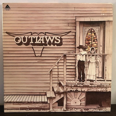 OUTLAWS - Self Titled (Green Grass High Tides) (1975) - 12" Vinyl Record LP - EX - Image 1 of 4