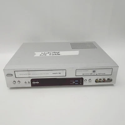 Faulty DAEWOO DC DF-4501PN Video Cassette Recorder / DVD Recorder 26W - Silver - Image 1 of 4