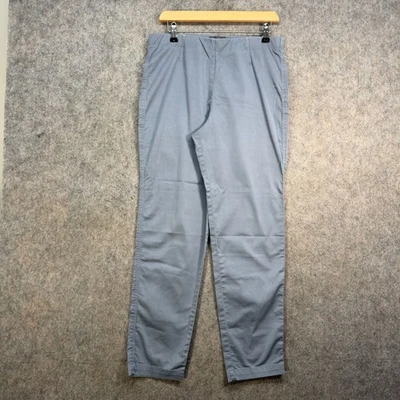 OSKA Trousers Womens Size UK 12 Light Blue Cotton Blend Stretch Tapered Chinos - Image 1 of 4