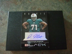 2012 Jonathan Martin Panini Black Auto Rc 121/199 Miami Dolphins Mint - Bild 1 von 1
