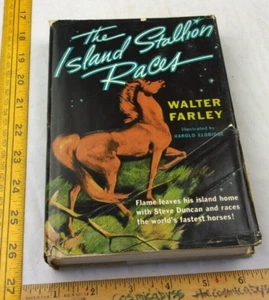 The Island Stallion Races Buch SIGNIERT Walter Farley 1955 Hardcover mit Schutzumschlag - Bild 1 von 7