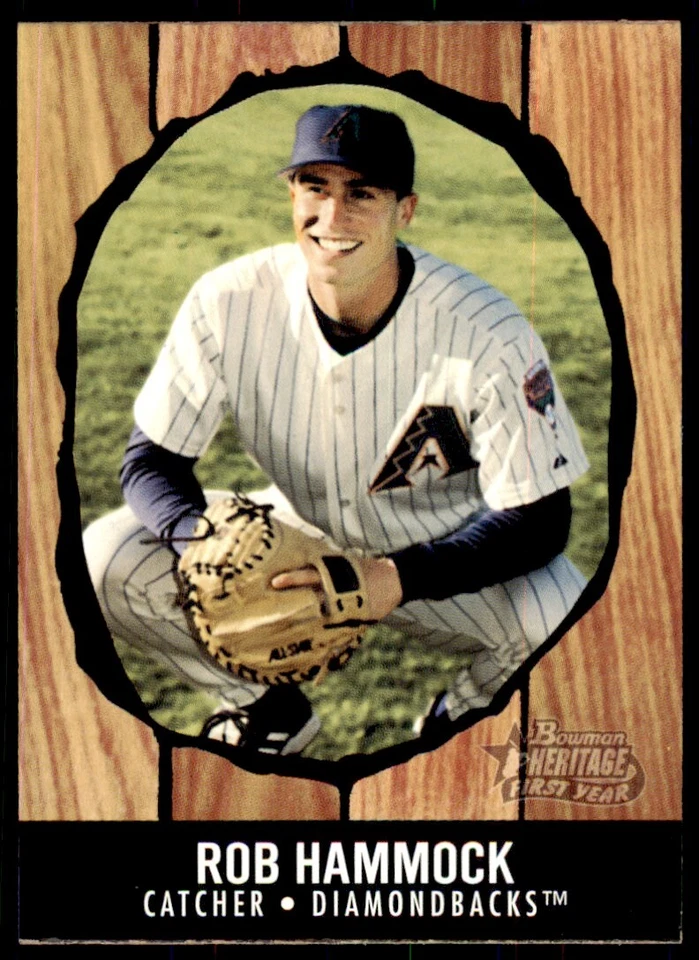 2003 BOWMAN HERITAGE. ROBBY HAMMOCK. ARIZONA DIAMONDBACKS #204 - Image 1 of 2