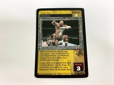 Knee Bar Mania Raw Deal Card 20/150 WWF WWE - Image 1 of 2