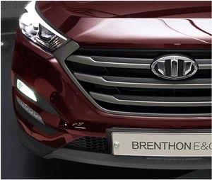 Brenthon Grill Trunk Horn Center Wheel Cap Emblem For 2016+ Hyundai Tucson 7PC - Picture 1 of 1