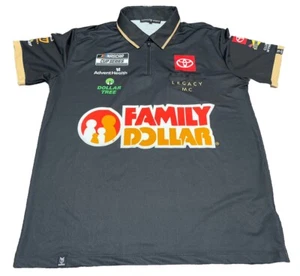 Erik Jones Family Dollar Legacy Motor Club pit race used crew shirt - L J2 - Picture 1 of 5
