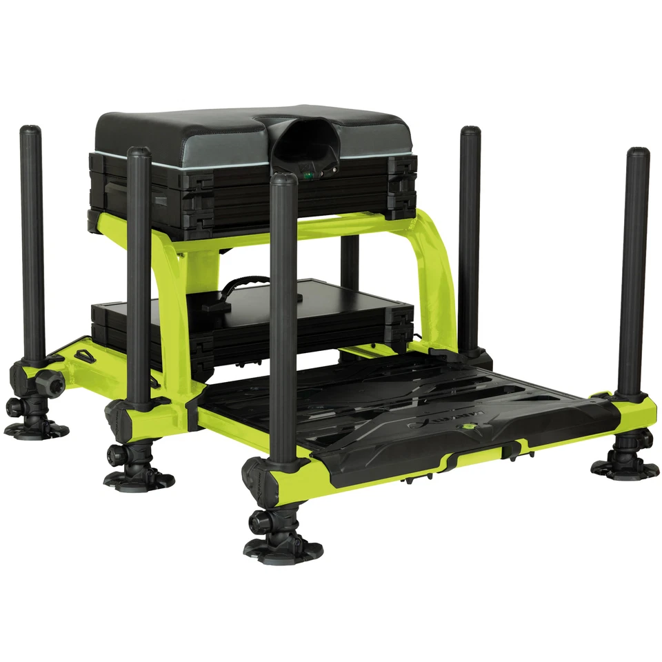 Fox Matrix XR36 Pro Lime Seatbox - Sitzkiepe Angelstuhl, Angelausrüstung, Kiepe - Bild 1 von 1