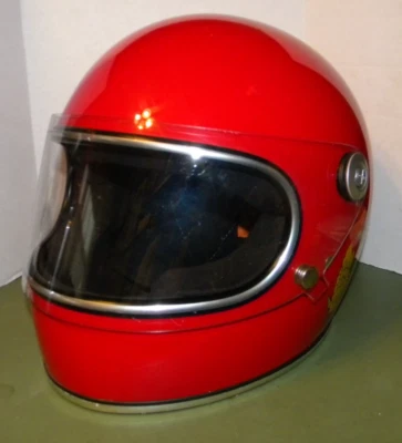 Biltwell Inc. Casco de motocicleta Gringo DOT cara completa rojo XS 53-54CM Foto 1 de 4
