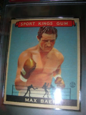 1933 SPORT KINGS #44 MAX BAER, BOXING - PSA 2 CENTERED! grossly under graded - Image 1 of 3