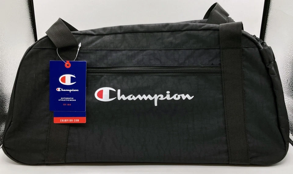 Hard Rock Hotel Casino TULSA Black Champion Duffle Bag CV2-1627-001 1194