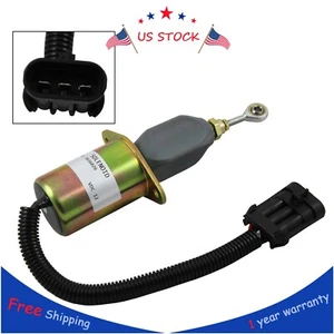 For 94-98 Dodge 5.9L Diesel Cummins Fuel Shut Off Solenoid with 3" Bolt Spacing - Picture 1 of 6