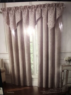 VENTANA WATERFORD PATRICIA 2 piezas PANELES 3 piezas ASCOT CENEFA MOCA NUEVO EN PAQUETE Foto 1 de 4