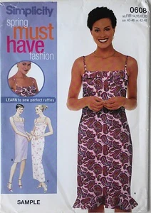 Simplicity 9616 Misses Dresses 2 Lengths Sewing Pattern Sz 14-20 - Picture 1 of 1