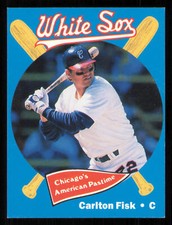1989 Chicago White Sox Coca-Cola #8 Carlton Fisk - - Near Mint