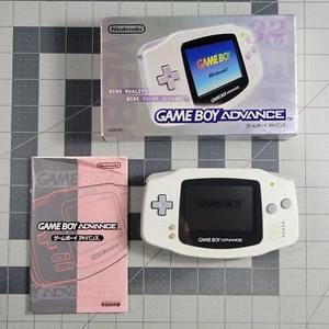 Sistema de consola portátil Arctic White Gameboy Advance Nintendo CIB importación de Japón - Imagen 1 de 16