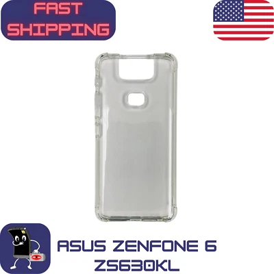 For Asus ZenFone 6 ZS630KL Luxury Cushion Shockproof Soft TPU Clear Case Cover - Image 1 of 2