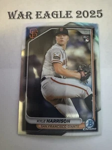 2024 Bowman Chrome #84 Kyle Harrison - Picture 1 of 2