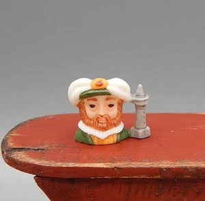 Vintage Carol Pongracic Henry The VIII Toby Mug Artisan Dollhouse Miniature 1:12 - Picture 1 of 8