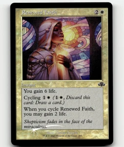 MTG Renewed Faith (Retro Frame) FOIL Dominaria Remastered Common - Bild 1 von 1