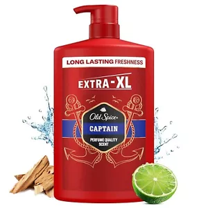 Old Spice Captain 3-In-1 Duschgel & Shampoo Für Männer, 1L, Langanhaltender, Fri - Bild 1 von 4
