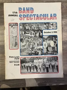 E - Programma spettacolare vintage 1982 Morgantown West Virginia High School Bands - Foto 1 di 4