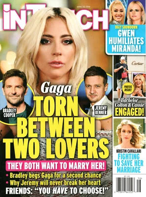 In Touch Magazine April 22 2019 Lady Gaga Gwen Stefani Miranda Lambert Bachelor - Image 1 of 2
