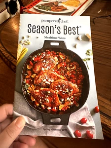 Pampered Chef Season's Best Mealtime Wins Spring / Summer 2020 Cookbook preowned - Picture 1 of 4