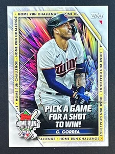 CARLOS CORREA 2023 Topps Series 2 Home Run Challenge #HRC-26 Minnesota Twins - Picture 1 of 2