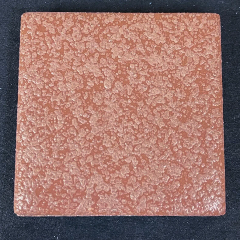 Red Textured Color 1 7/8" x 1 7/8" x 1/4" Tile Wall Remodel Ceramic C#I98 1 Pc - Image 1 of 1