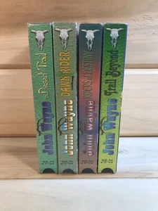 John Wayne Sealed VHS Vintage 4 Movie Lot 2001 Films Western Themes - Picture 1 of 6