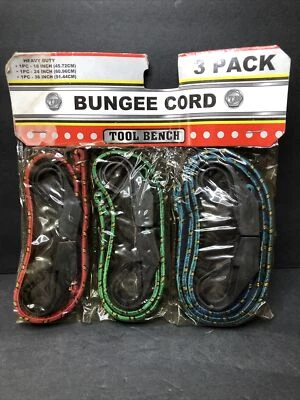 Bungee Cords Heavy Duty 3 Pack Tool Bench - Image 1 of 4
