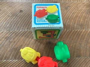 Playskool Floating Fish Links Vintage 1980 Play Toys Original Box - Picture 1 of 3
