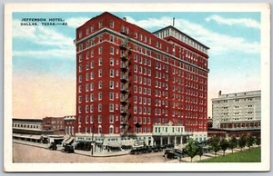 Postcard Texas Dallas TX Jefferson Hotel WB UNP - Picture 1 of 2