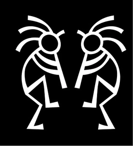 Kokopelli Vinyl Decal Native American sticker truck car laptop window outside - Bild 1 von 1