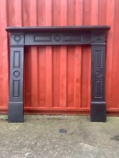 Antique Cast Iron Fire Surround FITS FLAT WALL 🚚. DELIVERY £20 / £50 Most Uk
