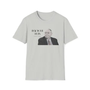 Fck Your Puts, Funny Charlie Munger Crewneck T-Shirt, Wall Street, Crypto - Picture 1 of 61