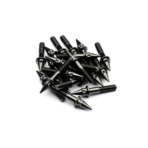 M7 32mm Black Chrome Spiked 3PC Wheel Split Rim Assembly Bolts BBS RS OZ RH - Bild 1 von 15