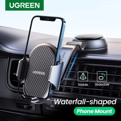 UGREEN Universial Car Phone Holder Gravity Dashboard Stand For iPhone Samsung - Image 1 of 4
