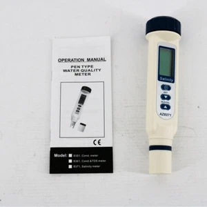 A●AZ8371 Conductivity Tester Meter Monitor Pen Type  Salinometer Seawater - Bild 1 von 9