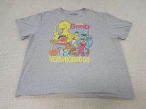 Sesame Street Shirt Mens 3XL All Good Neighborhood Big Bird Elmo Cookie Monster - Picture 1 of 8