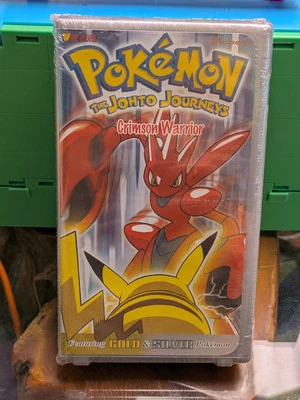 Factory Sealed VHS Pokemon The Johto Journeys Crimson Warrior - Image 1 of 4