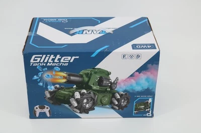 Doublestrike365 Glitter Tank Mecha 360 Water Cannon Remote Controlled 2.4Ghz - Image 1 of 4