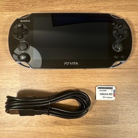 Sony PlayStation Vita PCH-1000 64gb SD2Vita  Console - Fast Shipping