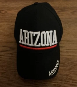 Cappello Arizona berretto rialzato ricamato con velcroback - Taglia unica - Foto 1 di 7