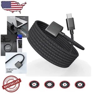 USB-C auf MagSafe 3 Kabel, 140 W Schnellladung, robust geflochten 6,6 Fuß - Bild 1 von 8