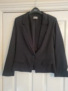 Oasis Cropped Blazer Size 10 - Picture 1 of 2