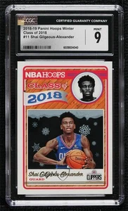 2018 NBA Hoops Class of Winter Shai Gilgeous-Alexander #11 CGC 9 Mint Rookie RC - Picture 1 of 3